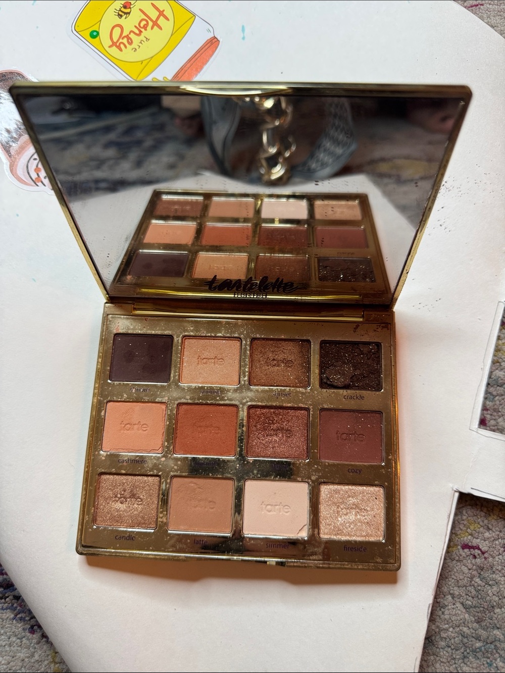 tarte Tartelette Toasted Eyeshadow Palette - Black & Orange Tortoiseshell